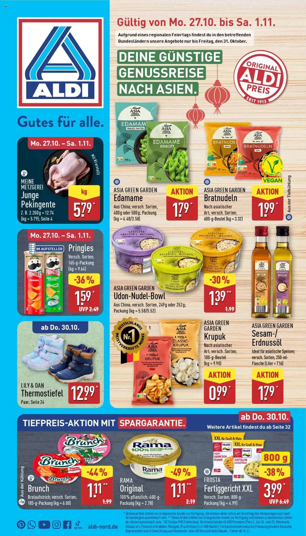 Aldi Prospekt 	 – gültig ab 27.10.2025 | Seite: 1