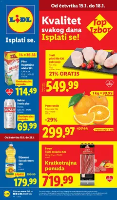 Lidl katalog - pregled Lidl kataloga - važi od 15.01.2026