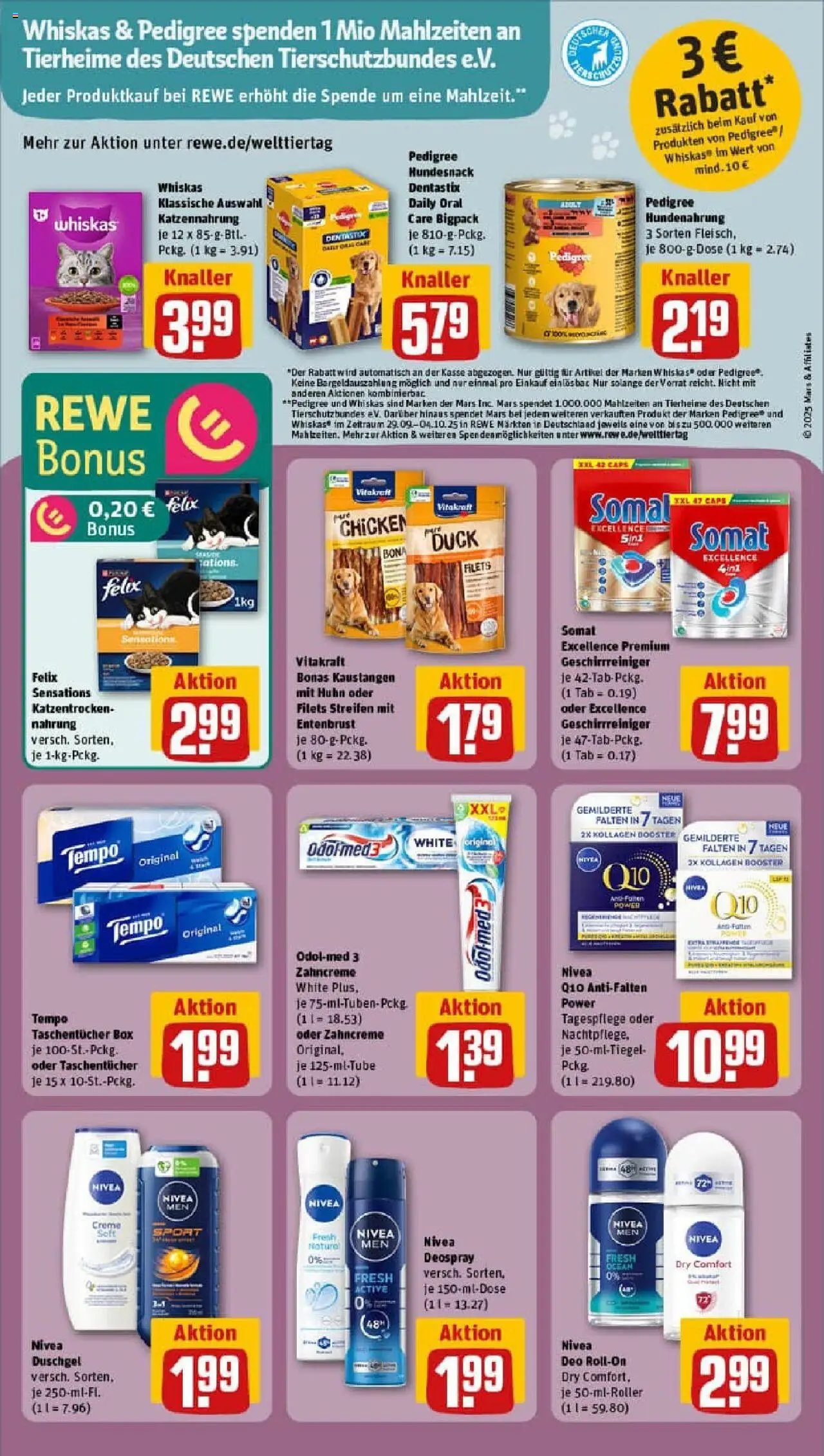 Rewe prospekt Marburg	 – gültig ab 28.09.2025 | Seite: 19 | Produkte: Box, Deodorant, Deospray, Whiskas