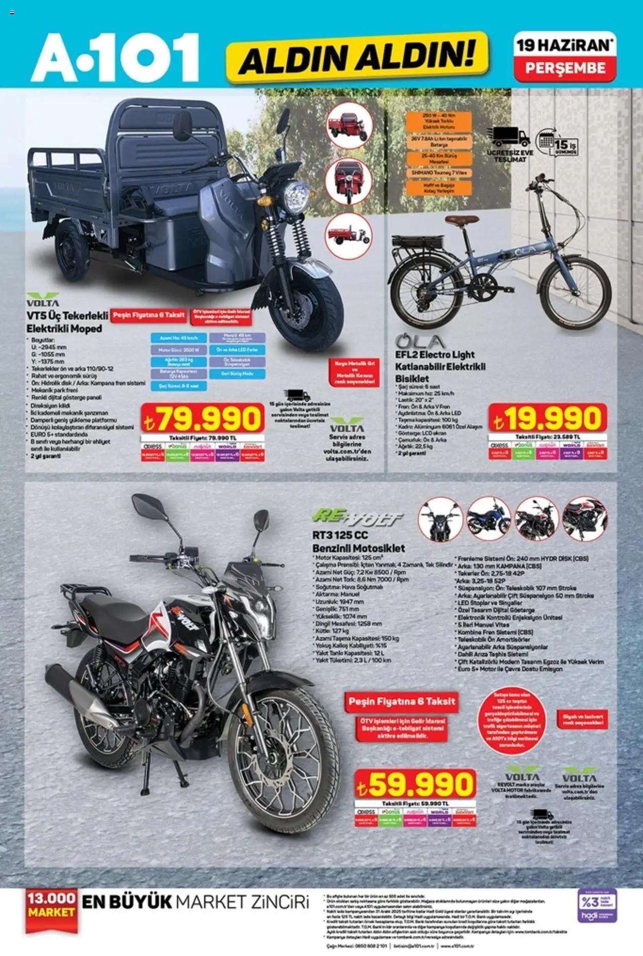 A101 Katalog Aldın Aldın - 19.06.2025 tarihinden itibaren geçerlidir | Sayfa: 11 | Ürünler: Saat, Kanca, Disk, Ağırlık