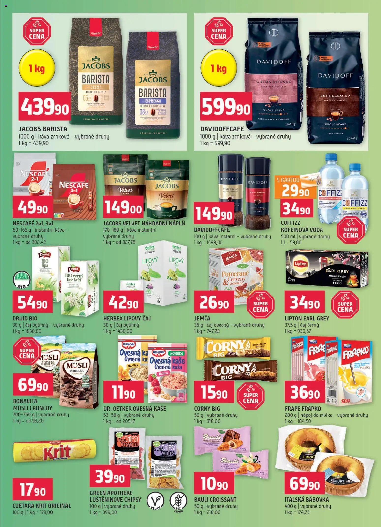 Terno leták - Blatná, Strakonice od 05.11.2025 | Strana: 9 | Produkty: Káva, Čaj, Nescafé, Velvet