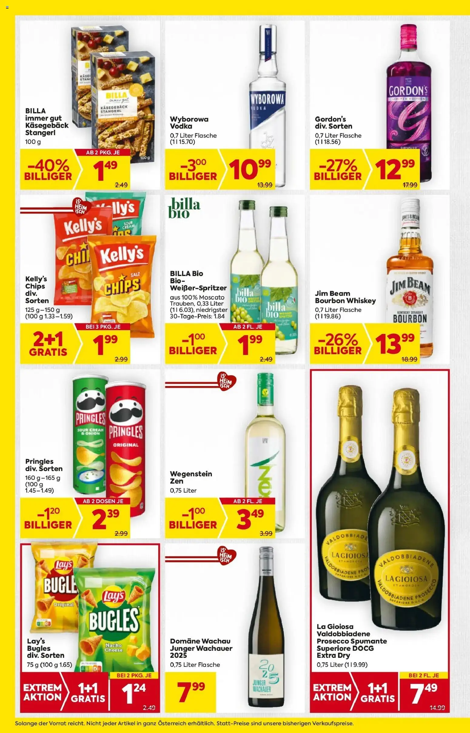 Billa Flugblatt - Grieskirchen, Wallern An Der Trattnach, Ansfelden gültig ab 30.10.2025 | Seite: 22 | Produkte: Chips, Whiskey, Salz, Bourbon