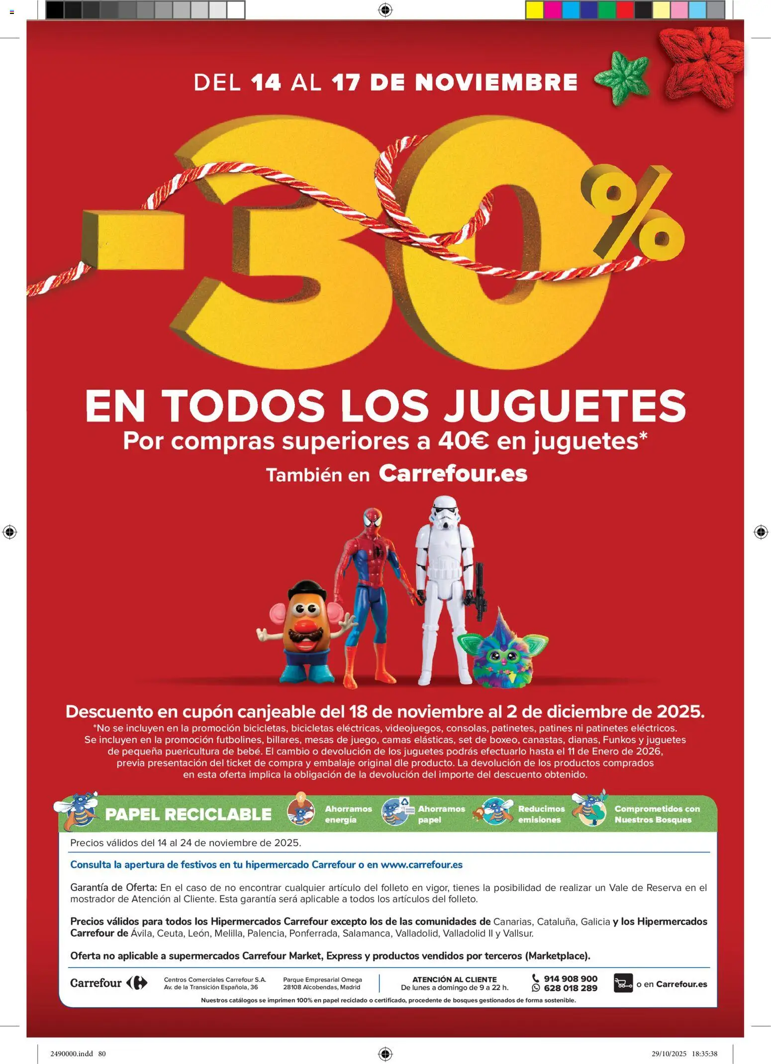 Carrefour folleto │ válido desde el 14.11.2025 | Página: 84 | Productos: Juguetes
