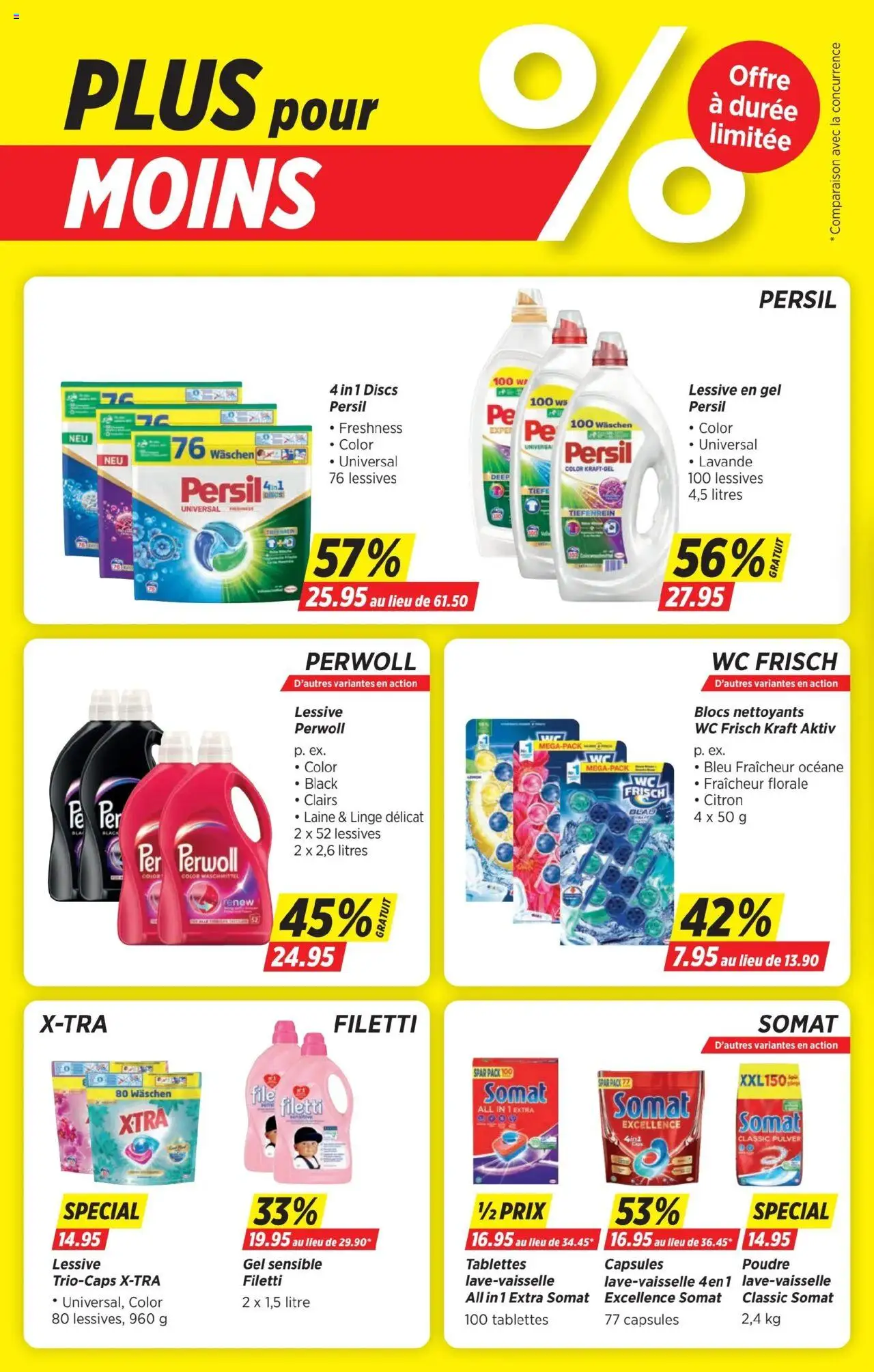 Denner Aktionen FR ab 26.08.2025 | Seite: 18 | Produkte: Pulver, Waschmittel