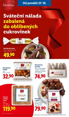 Náhled letáku Vánoční sušenky v dóze, 600 g, různé druhy od 27.10.2025 | Strana: 2 | Produkty: Cookies, Perníčky, Kuličky, Sušenky
