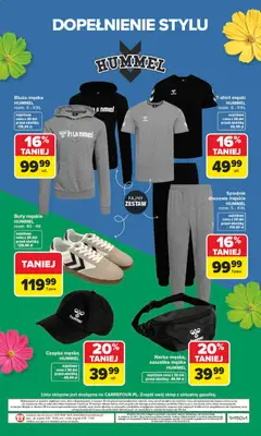 Pogląd oferty "Carrefour gazetka - TEX na spotkanie z wiosną" - ważna od 07.04.2026 | Strona: 24 | Produkty: Spodnie, Buty, Czapka, Buty męskie