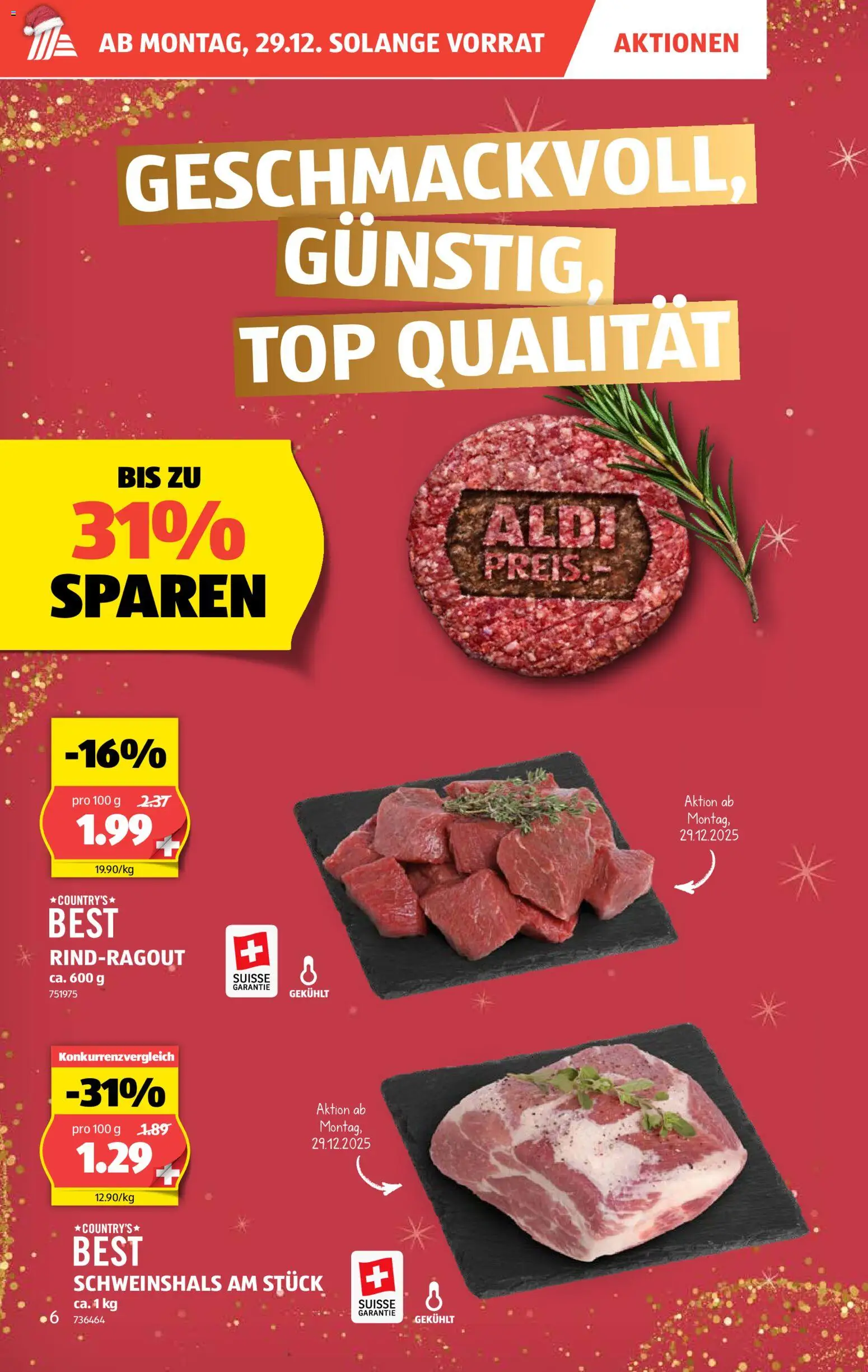 Aldi Aktionen – gültig ab 24.12.2025 | Seite: 6 | Produkte: Top