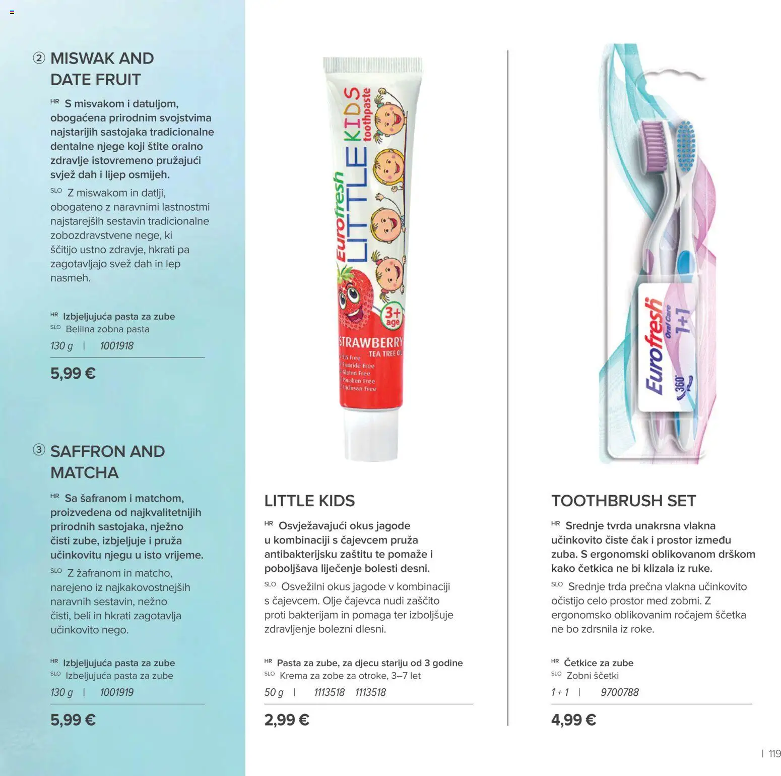 Farmasi katalog | vrijedi od 01.01.2026 | Stranica: 119 | Proizvodi: Med, Pasta za zube, Jagode, Pasta
