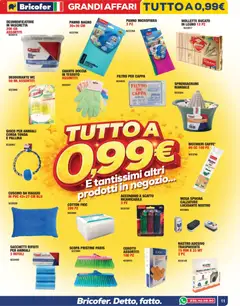 Anteprima del volantino Bricofer volantino Apertura Alessandria valido a partire dal 09.04.2026 | Pagina: 11 | Prodotti: Deodorante, Nastro adesivo, Cuscino, WC