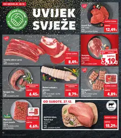 Purland Mljeveno meso juneće, 450 g, MPC 2.5.2025=4,95€ (=1 kg 10,43€) - Pregled kataloga iz trgovine Kaufland, vrijedi od 27.12.2025 | Stranica: 12