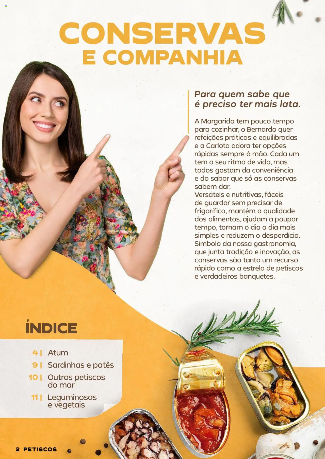 Continente - Conservas e Companhia: Como é bom ter qualidade sempre à mão │ válido de 12.08.2025 | Página: 2 | Produtos: Atum, Sardinhas