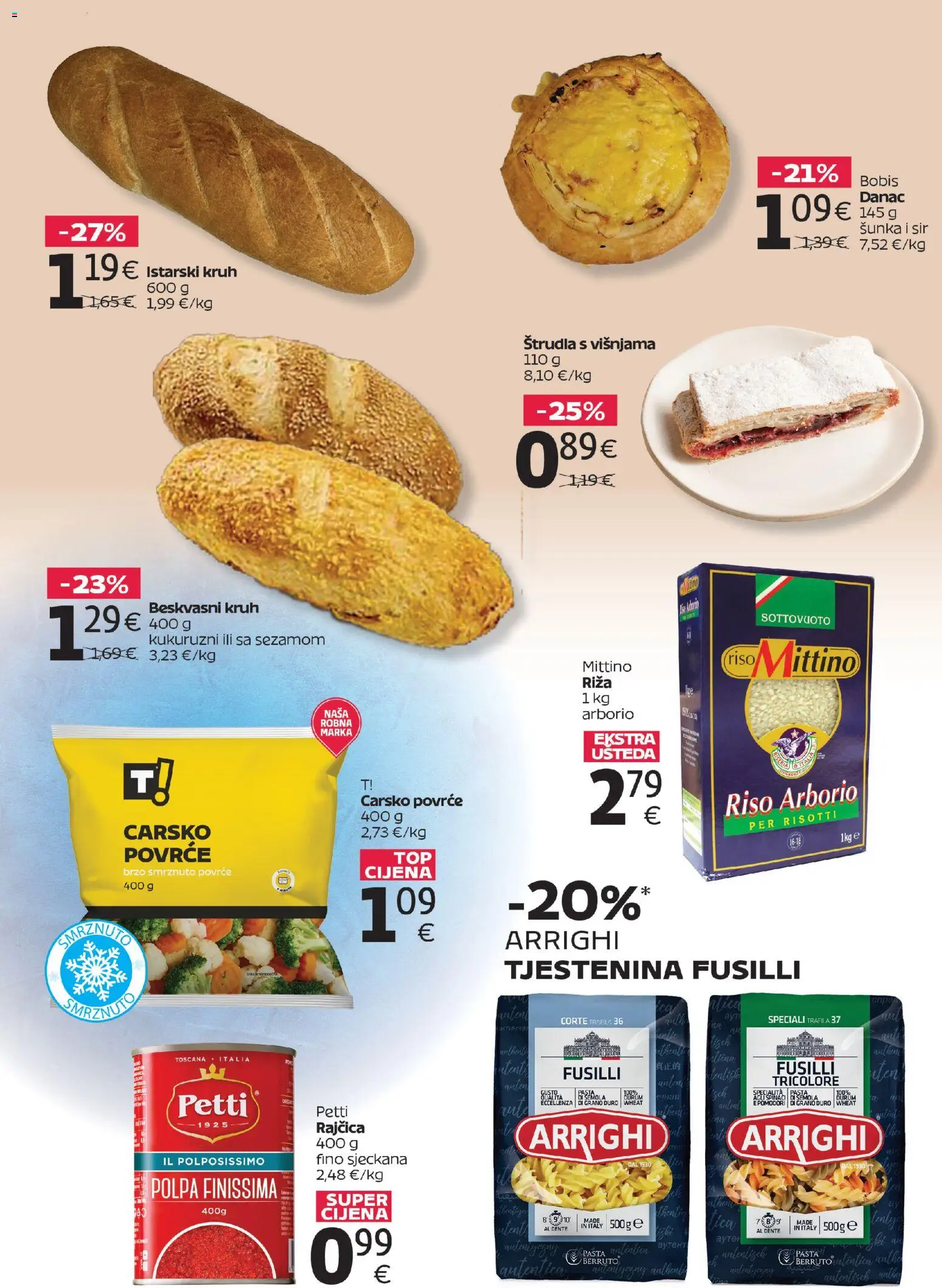 Tommy katalog | vrijedi od 12.03.2026 | Stranica: 2 | Proizvodi: Povrće, Šal, Pasta, Rajčica