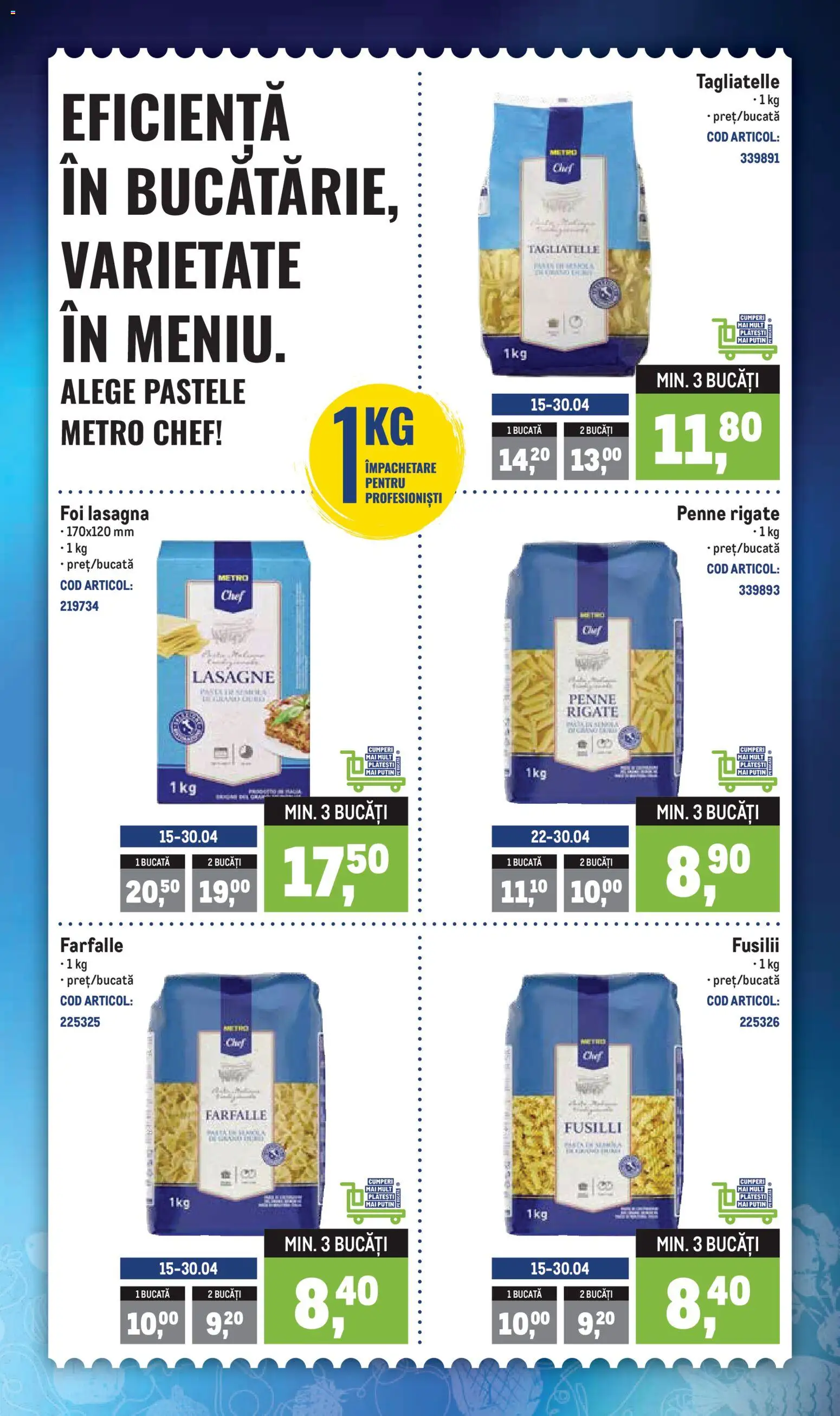 Noul catalog Metro – valabil de la 20.04.2026 | Pagină: 2 | Produse: Lasagna