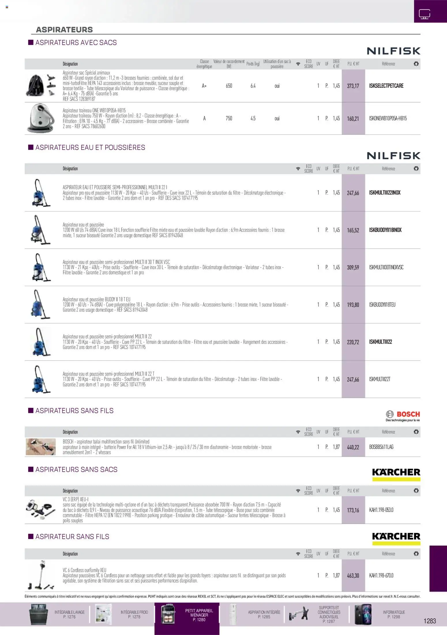 {H1} | Page: 42 | Produits: Poids, Aspirateur, Aspirateur eau et poussière, Prise
