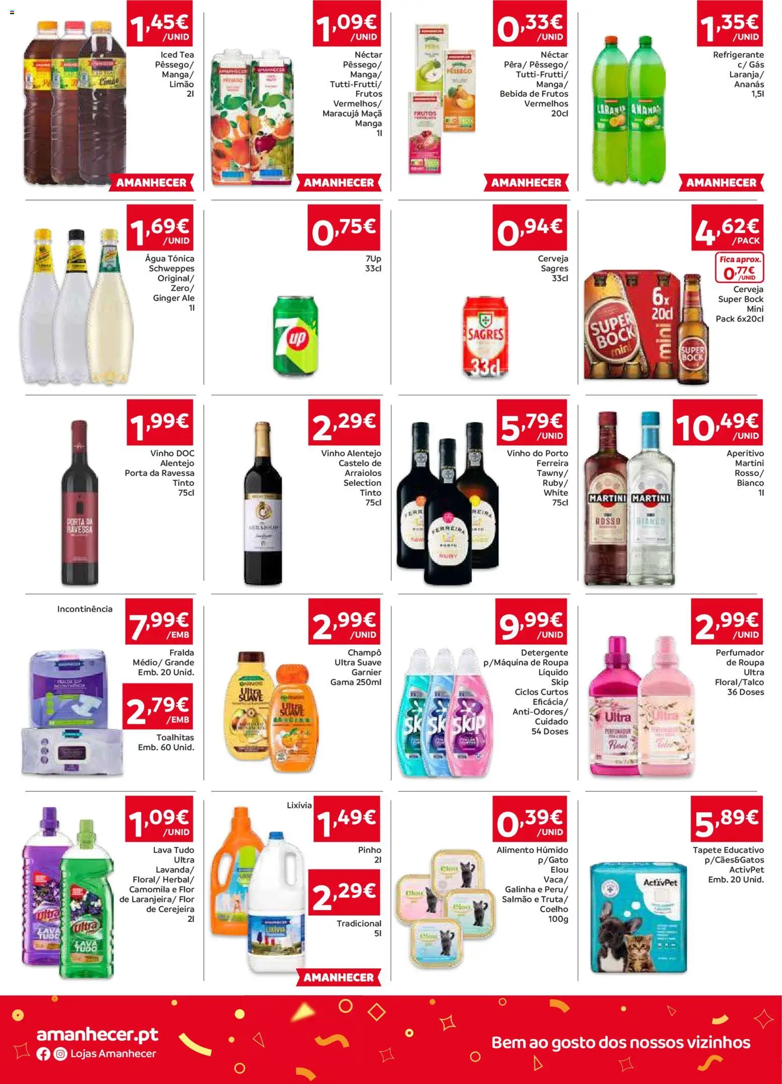 Amanhecer Folheto Madeira │ válido de 29.01.2026 | Página: 4 | Produtos: Agua, Refrigerante, Cerveja, Coelho