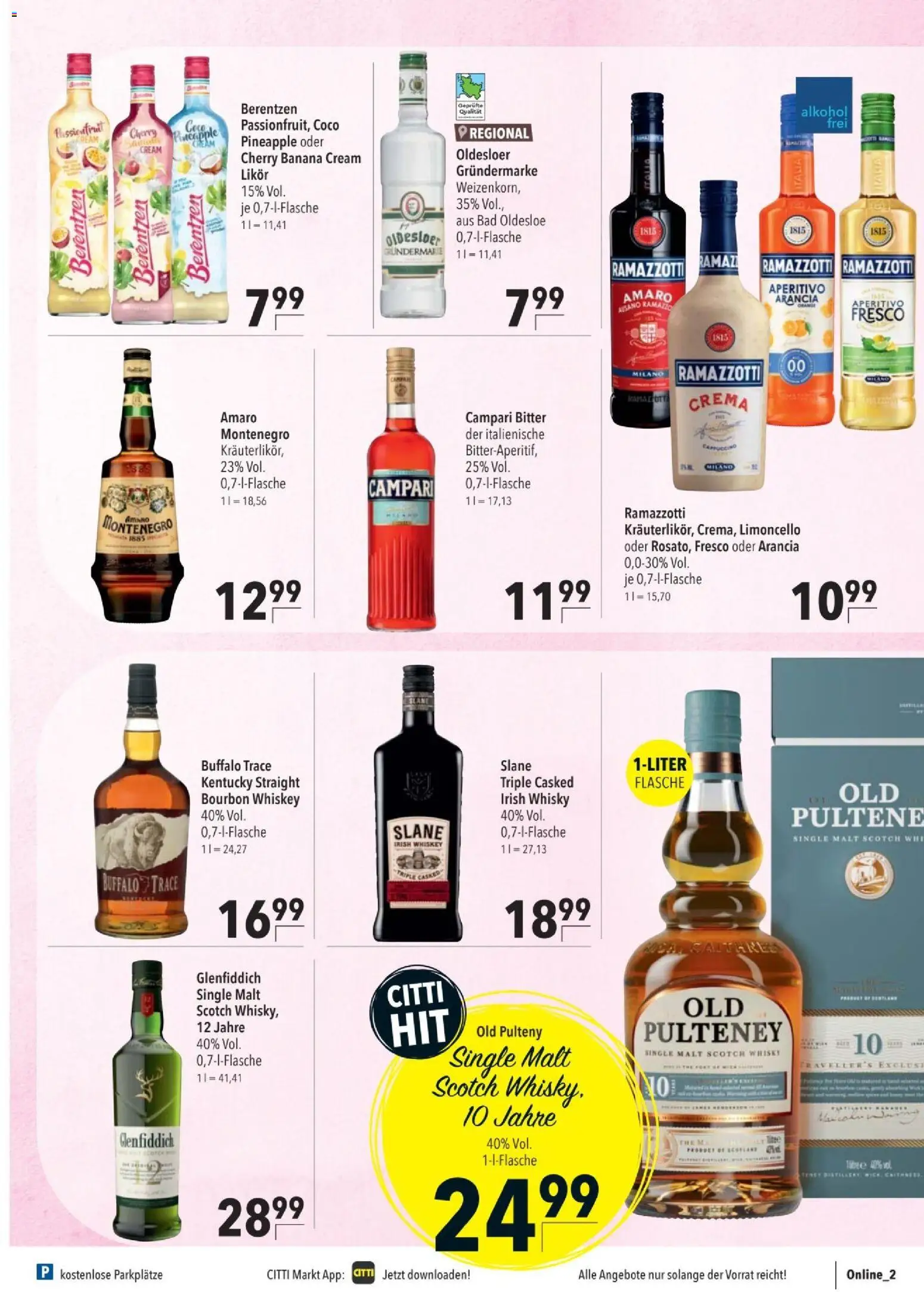 CITTI tilbudsavis – gyldig fra 29.04.2026 | Side: 21 | Produkter: Bourbon, Whisky, Cherry, Bad