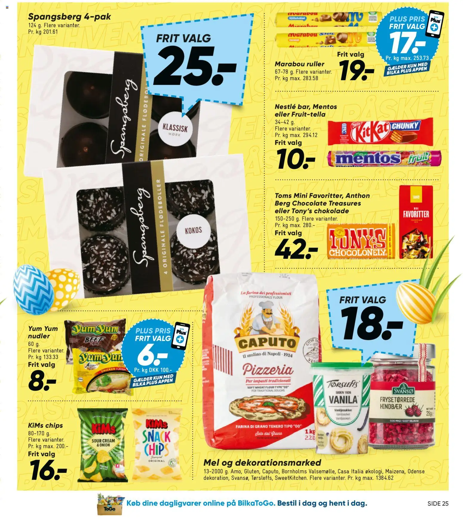 Bilka tilbudsavis – gyldig fra 06.03.2026 | Side: 33 | Produkter: Nudler, Chips, Mel, Salt
