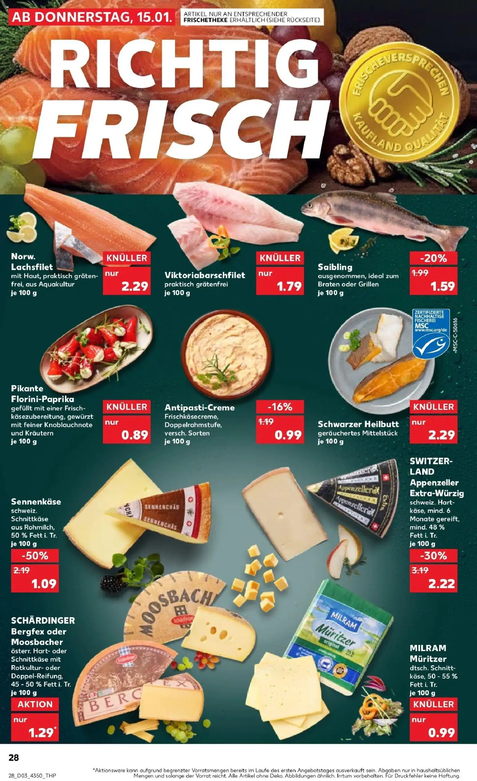 Kaufland prospekt Annaberg-Buchholz	 – gültig ab 19.01.2026 | Seite: 28 | Produkte: Milram