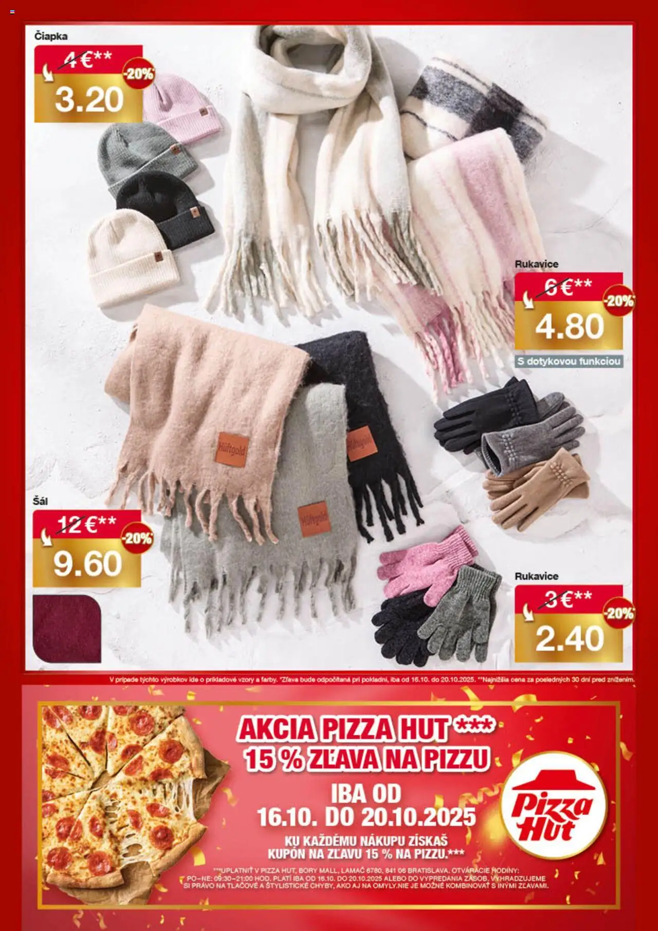 Nové Woolworth akcie – leták je platný od 16.10.2025 | Strana: 5 | Produkty: Hodiny, Pizza, Čiapka