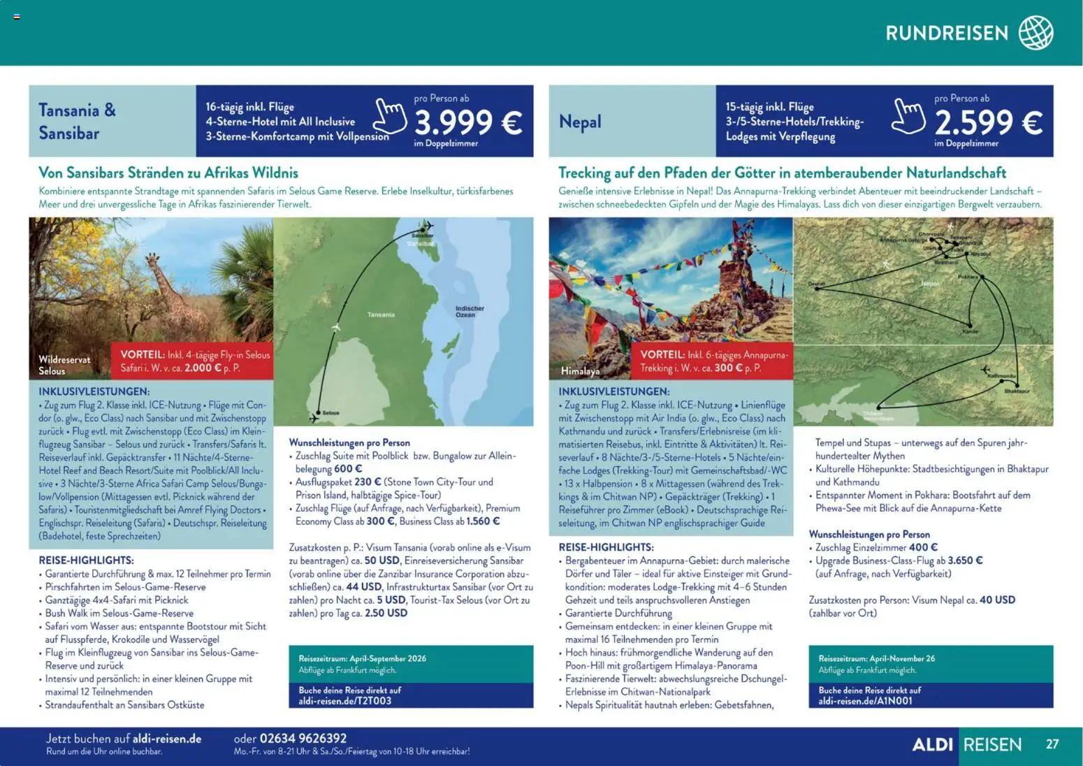 Aldi Reisen Unsere Traumreisen – gültig ab 01.01.2026 | Seite: 27