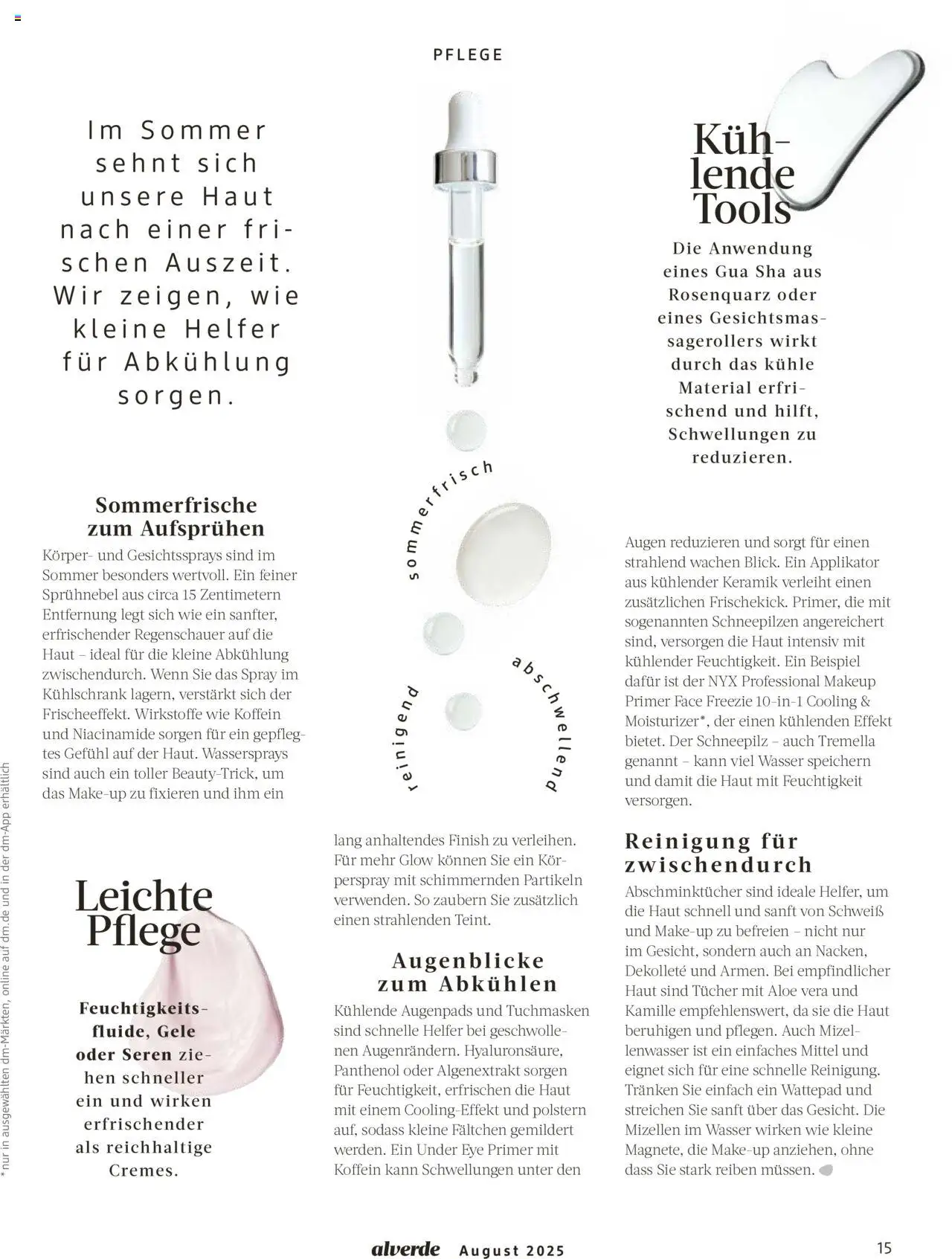 dm drogerie Prospekt 	 - gültig ab dem 01.08.2025 | Seite: 15 | Produkte: Kühlschrank, Finish, Wasser, Primer