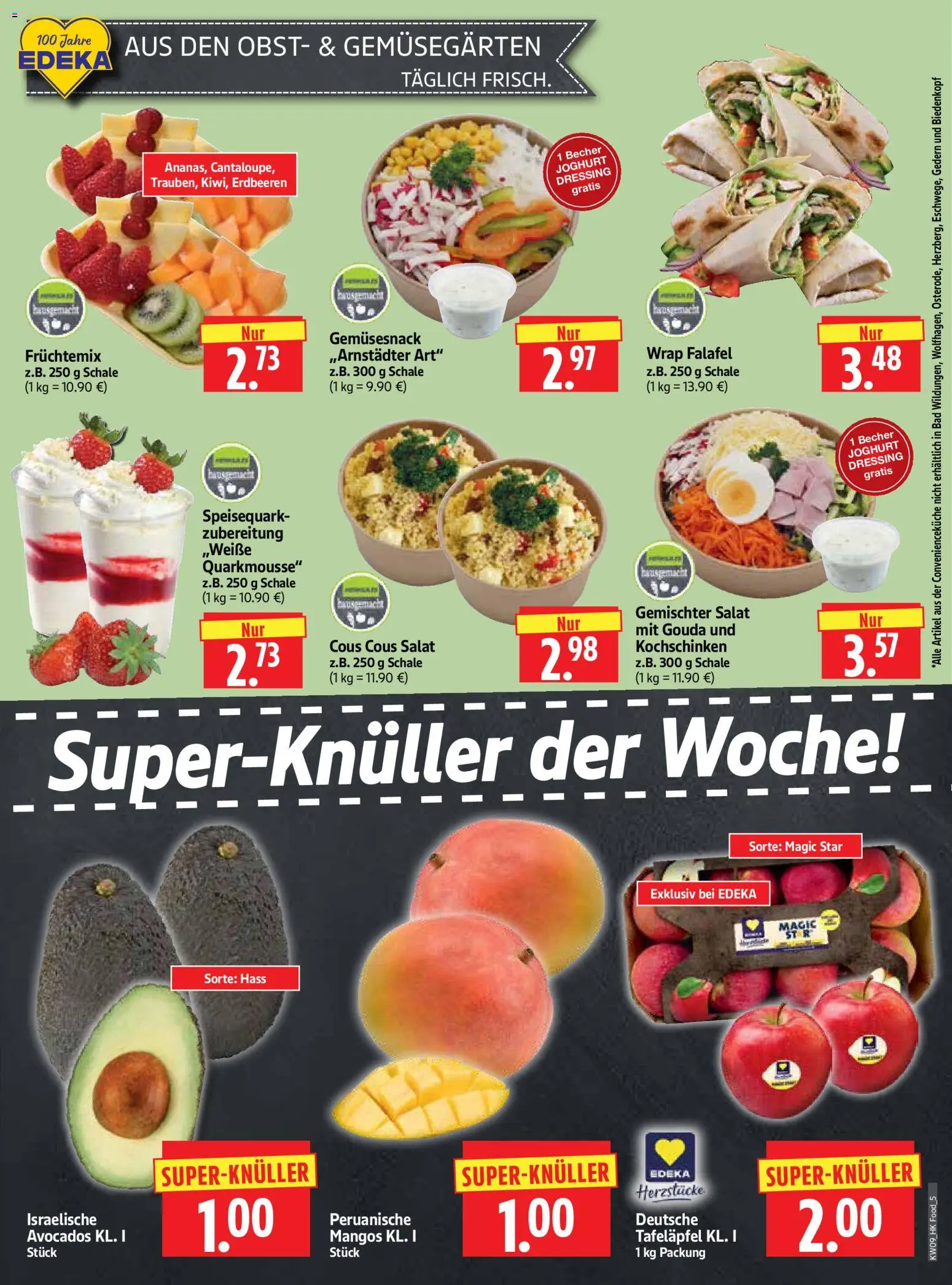HERKULES Prospekt 	 – gültig ab 23.02.2026 | Seite: 5 | Produkte: Joghurt, Gouda, Dressing, Erdbeeren