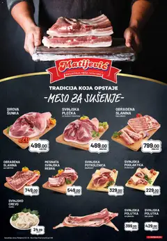 Matijevic meso za susenje  - pregled Matijevic kataloga - važi od 07.11.2025