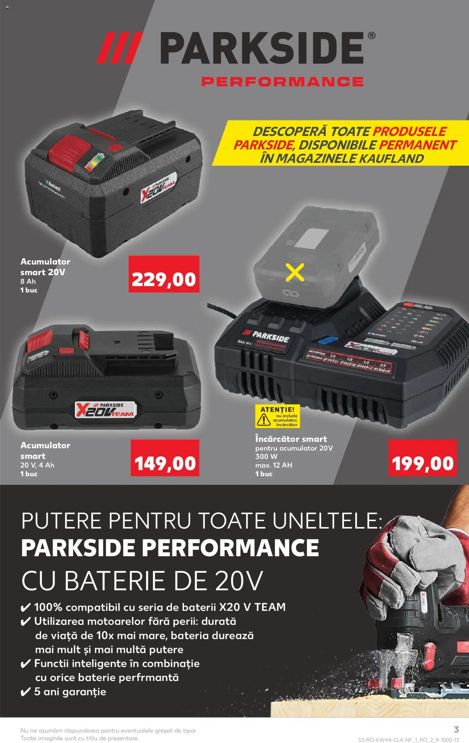 Noul catalog Kaufland – valabil de la 29.10.2025 | Pagină: 3 | Produse: Încărcător, Baterie, Baterii