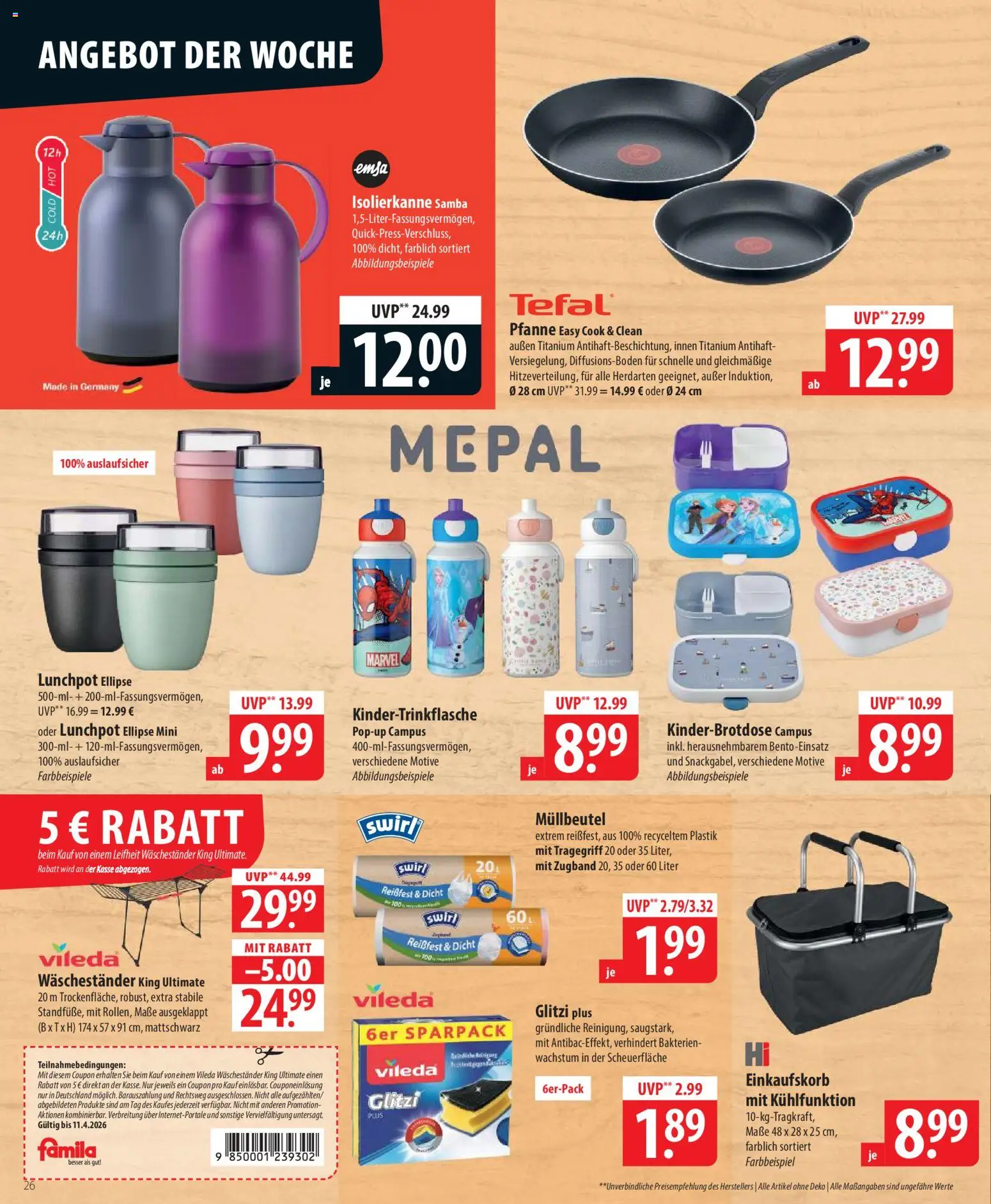 Famila Prospekt 	 | 07.04.2026 | Wie erhält man einen begrenzten Rabatt? | Deutschland