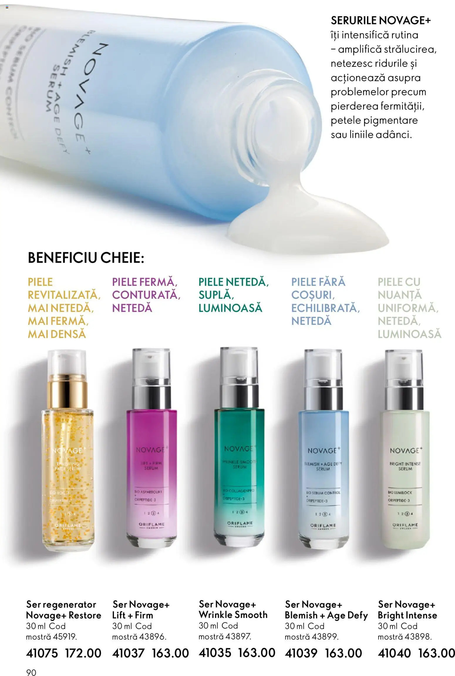Noul catalog Oriflame – valabil de la 23.12.2025 | Pagină: 90 | Produse: Şerit ödül, Serum