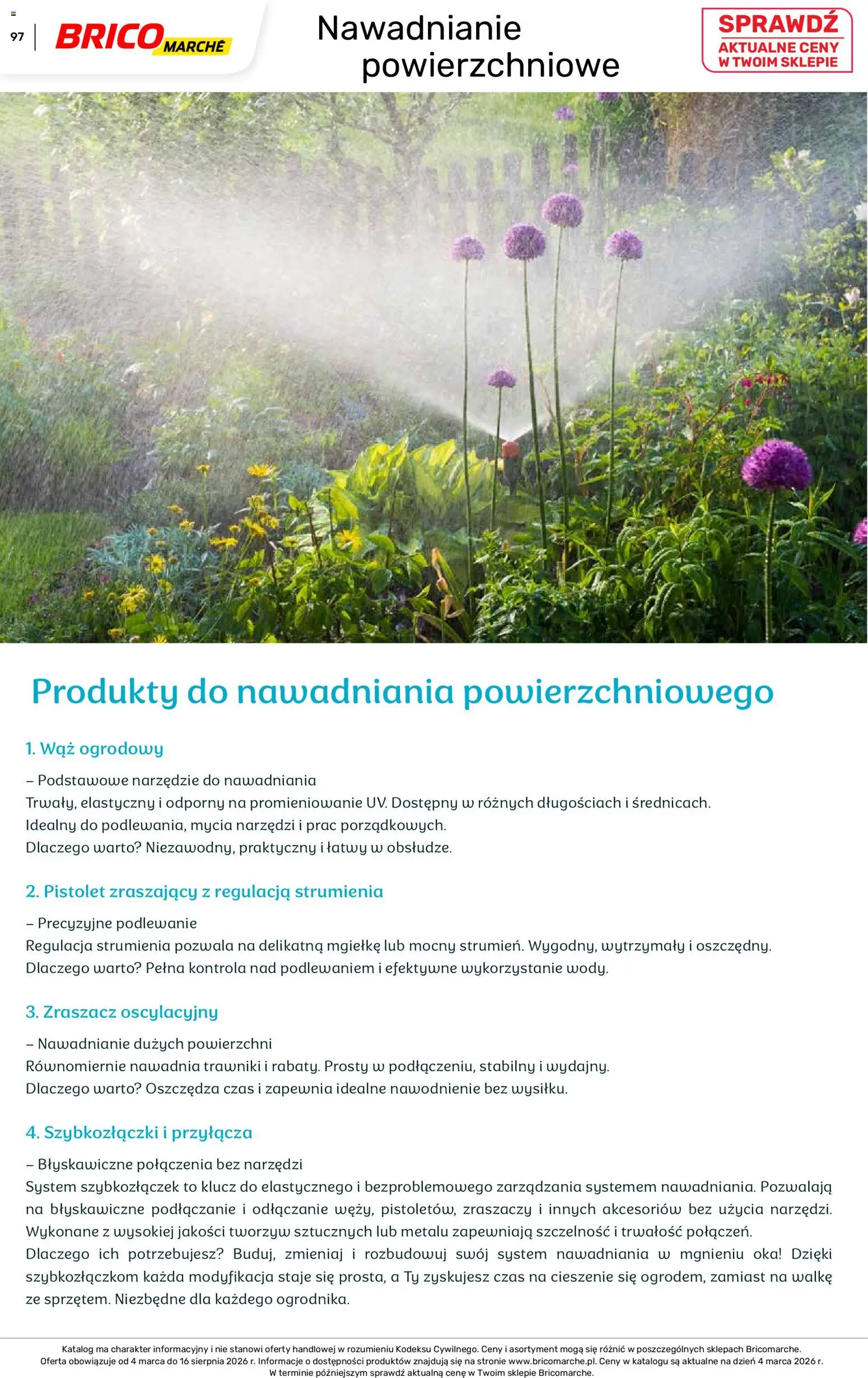 Brico Marché gazetka - Wiosna od 04.03.2026 | Strona: 97 | Produkty: Wąż ogrodowy