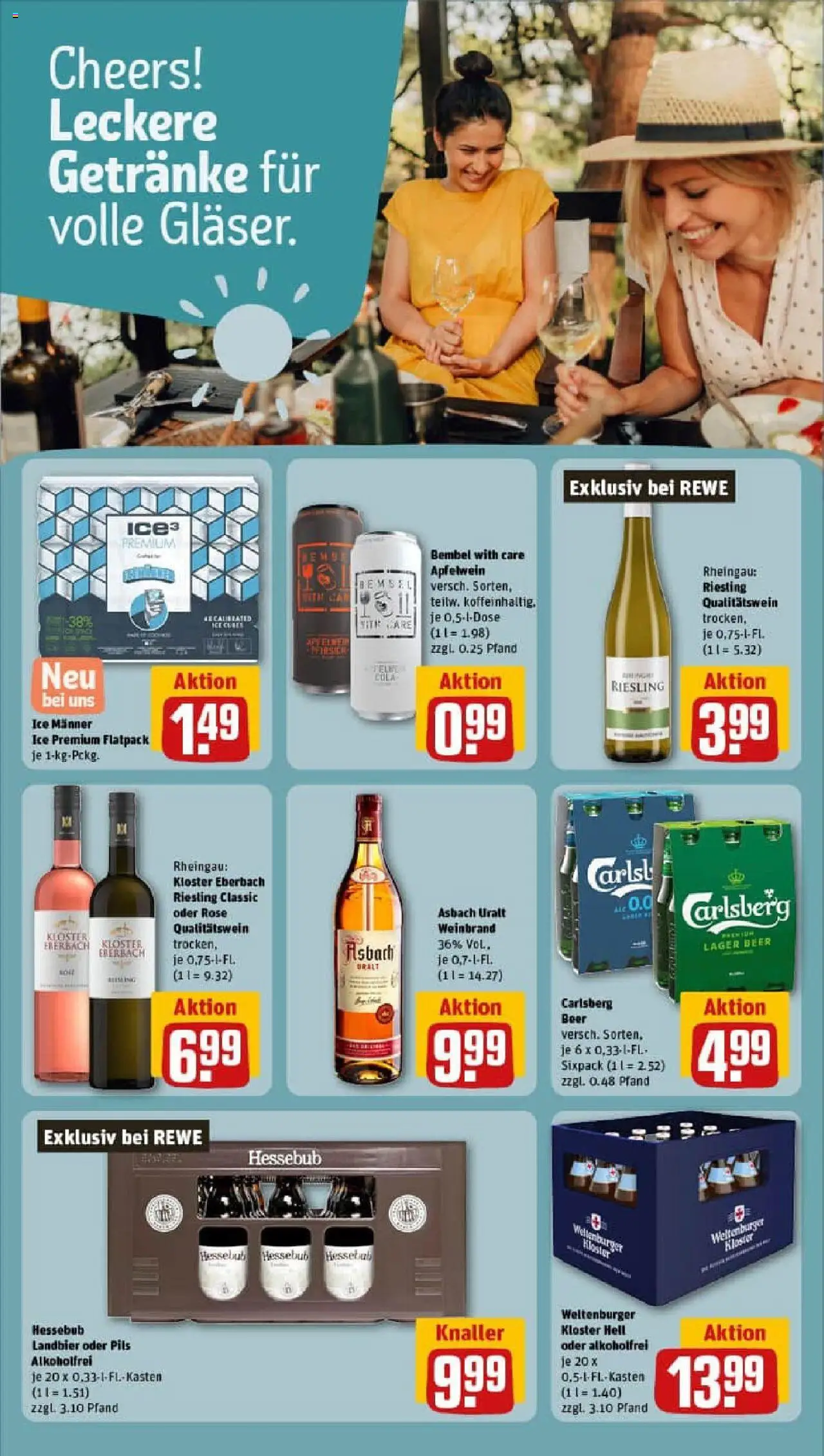 Rewe prospekt Sprendlingen	 - gültig ab dem 13.07.2025 | Seite: 19 | Produkte: Carlsberg, Pils, Apple, Asbach