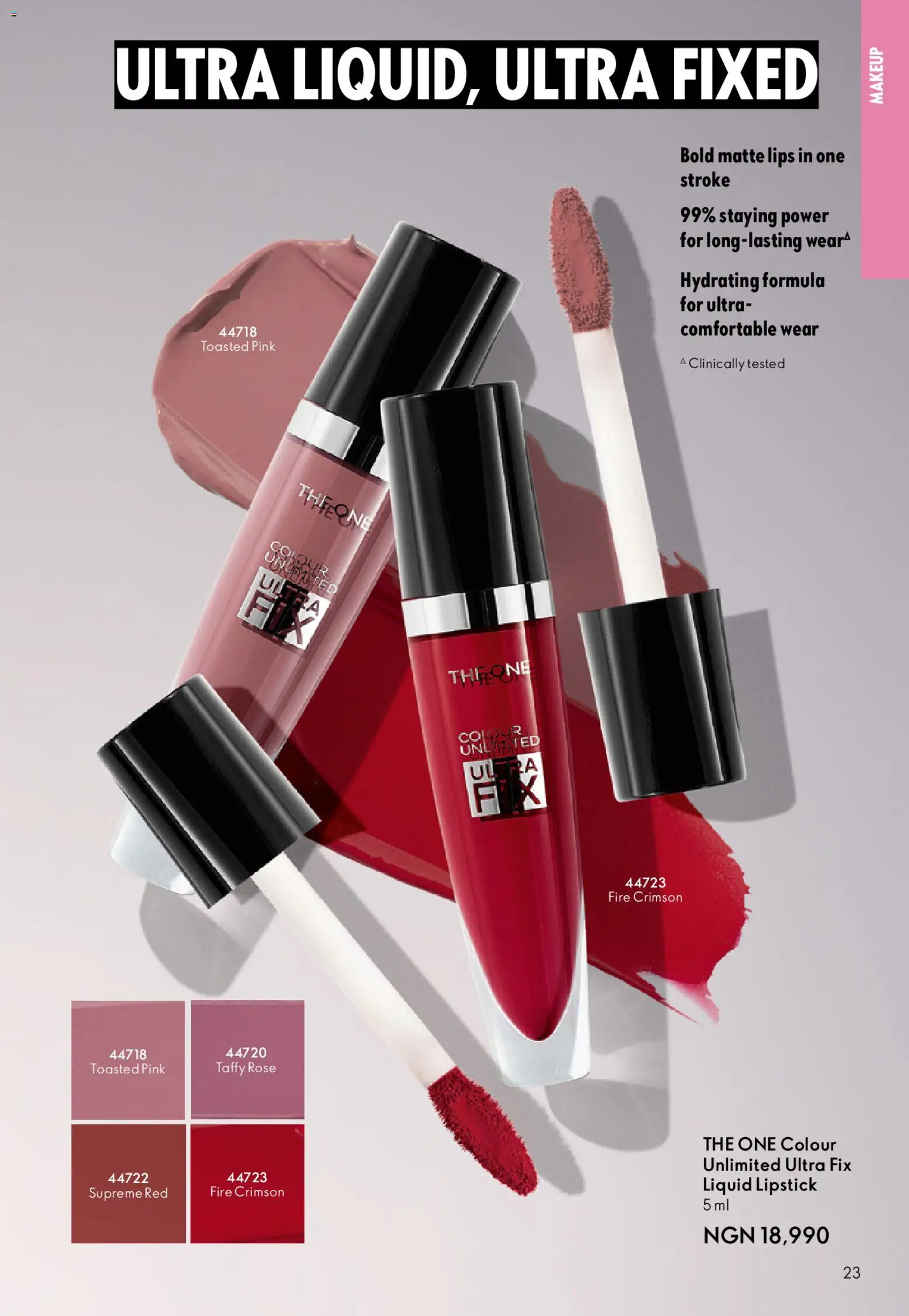 Oriflame - Catalogue 12/2025 valid from 01.12.2025 | Page: 23 | Products: Lipstick