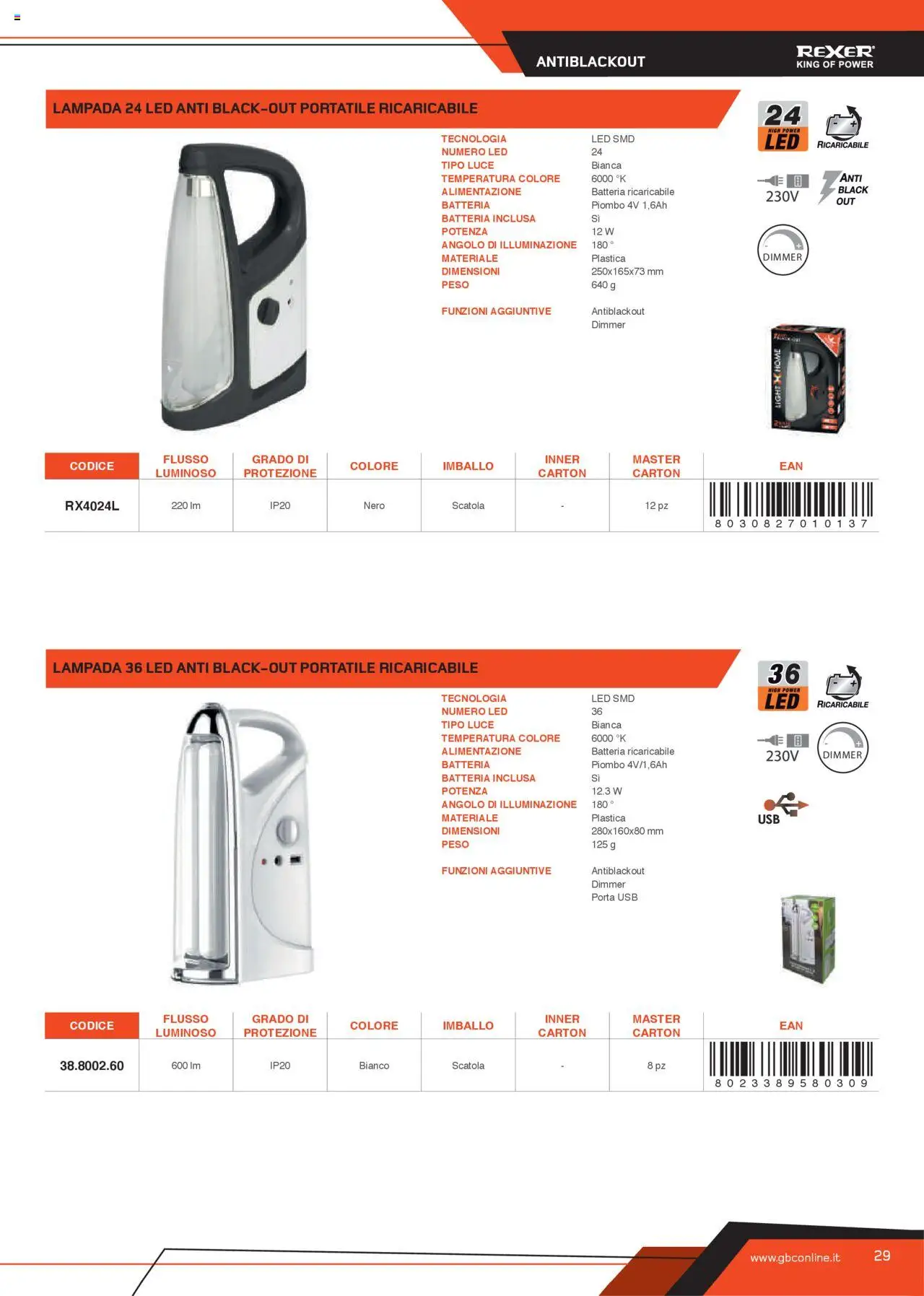 Volantino GBC del 31.05.2025 | Pagina: 29 | Prodotti: USB, Scatola, Batteria, Lampada