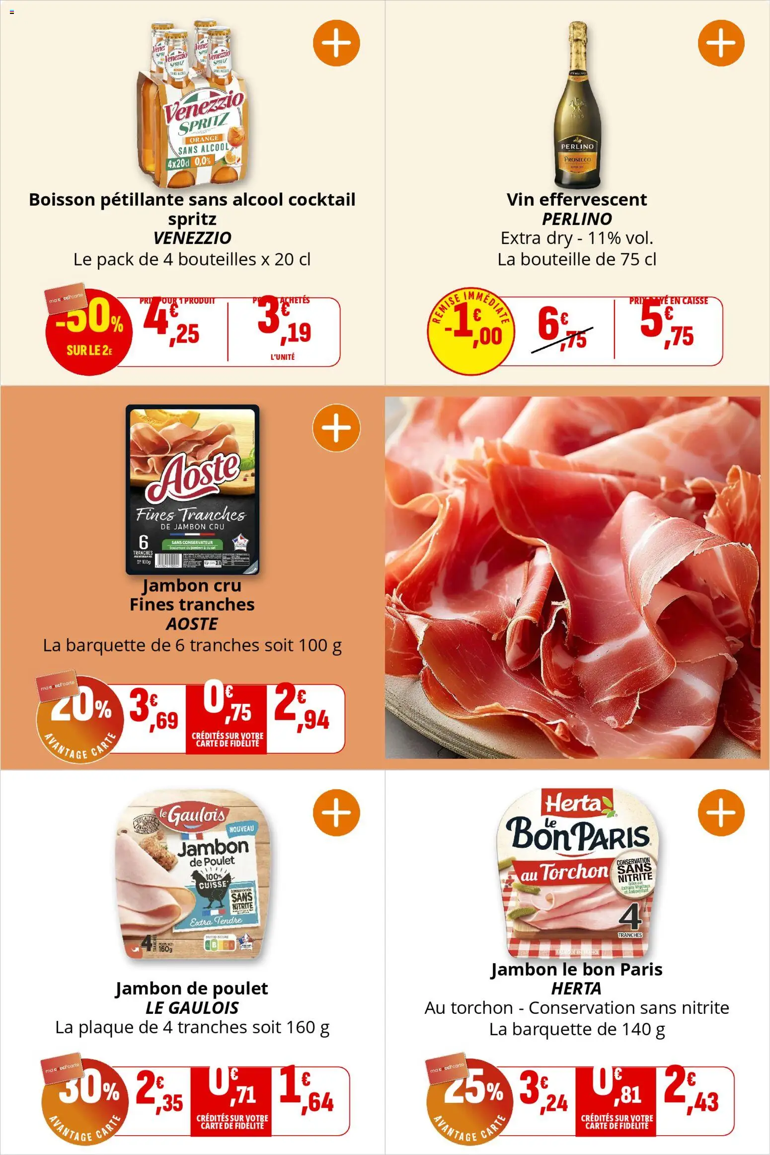 {H1} | Page: 8 | Produits: Alcool, Jambon Cru, Jambon, Vin