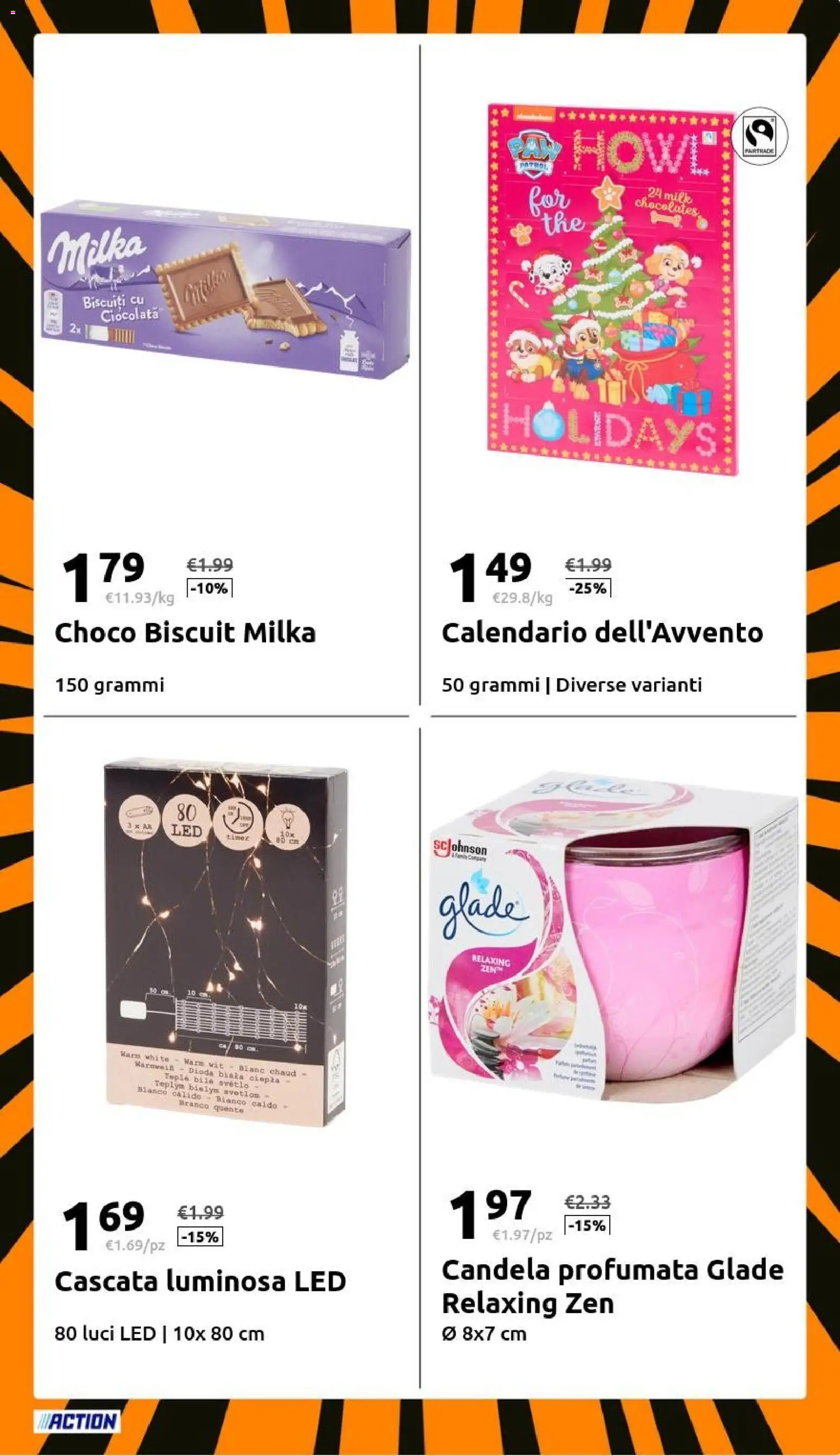 Volantino Action del 26.11.2025 | Pagina: 21 | Prodotti: The, Candela