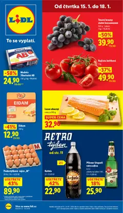 Náhled letáku Lidl leták od 15.01.2026