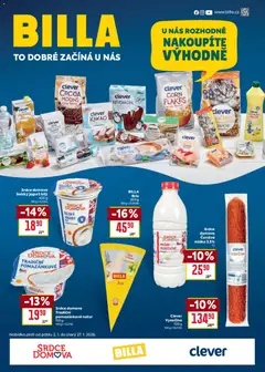 Náhled letáku Billa leták - Naše značky za výhodné ceny od 02.01.2026