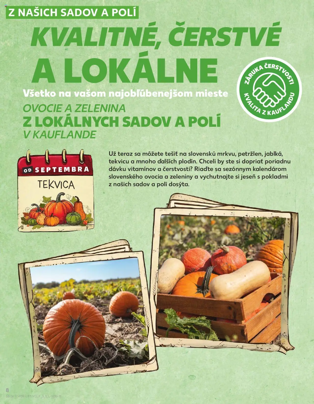 Nové Kaufland akcie – leták je platný od 25.09.2025 | Strana: 8 | Produkty: Ovocie