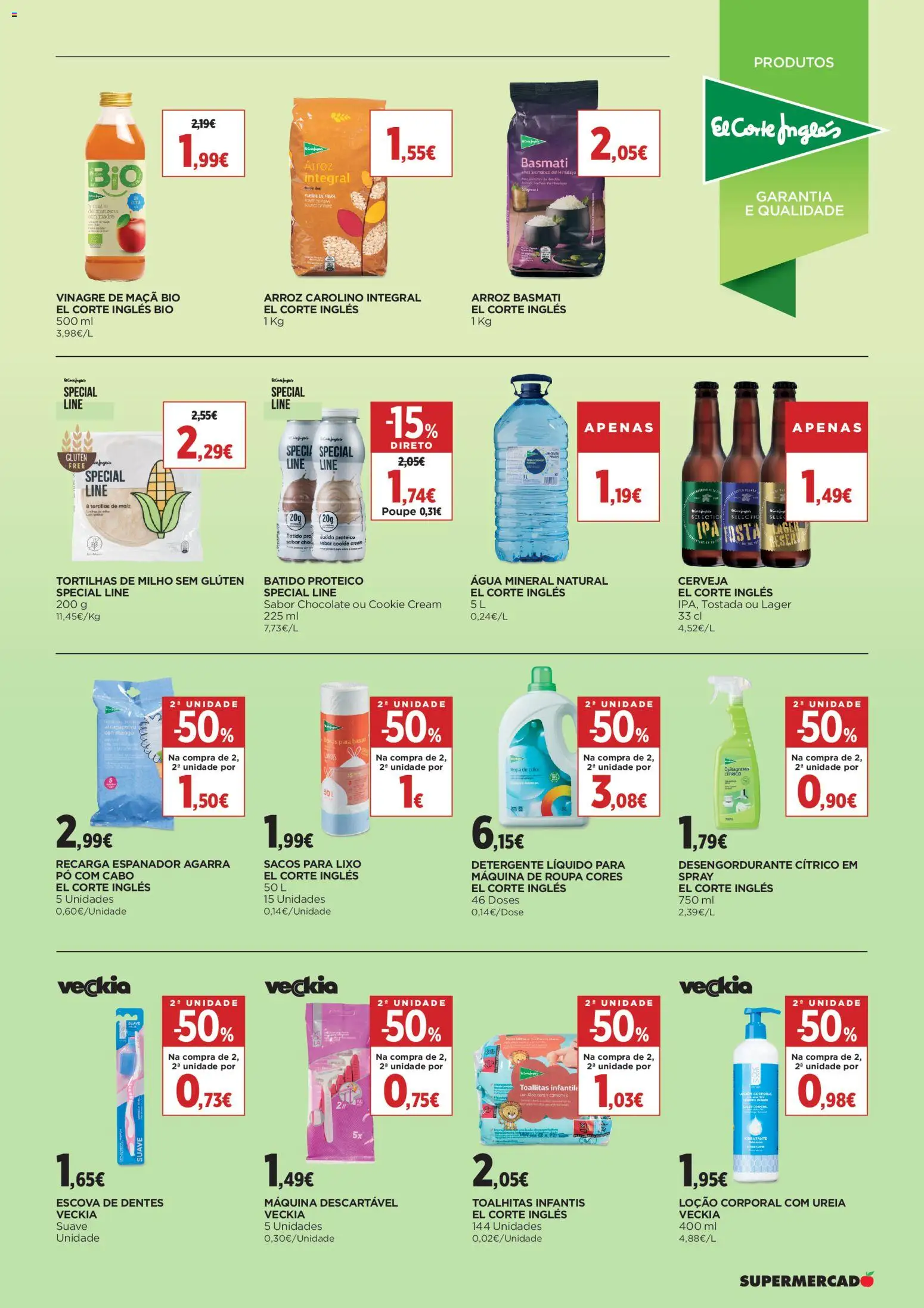 El Corte Ingles folheto │ válido de 06.04.2026 | Página: 27 | Produtos: Cabo, Pó, Arroz basmati, Escova de dentes