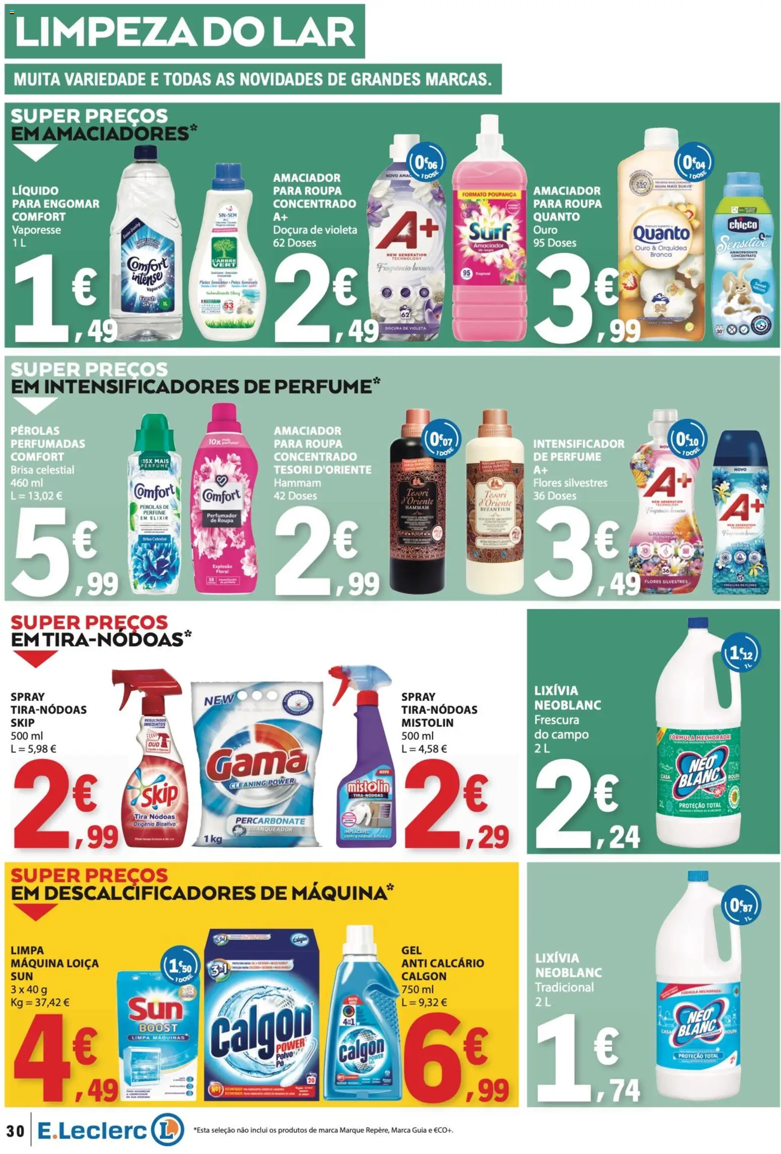 E.Leclerc folheto │ válido de 19.03.2026 | Página: 30 | Produtos: Flores, Perfume, Fragrância, Polvo