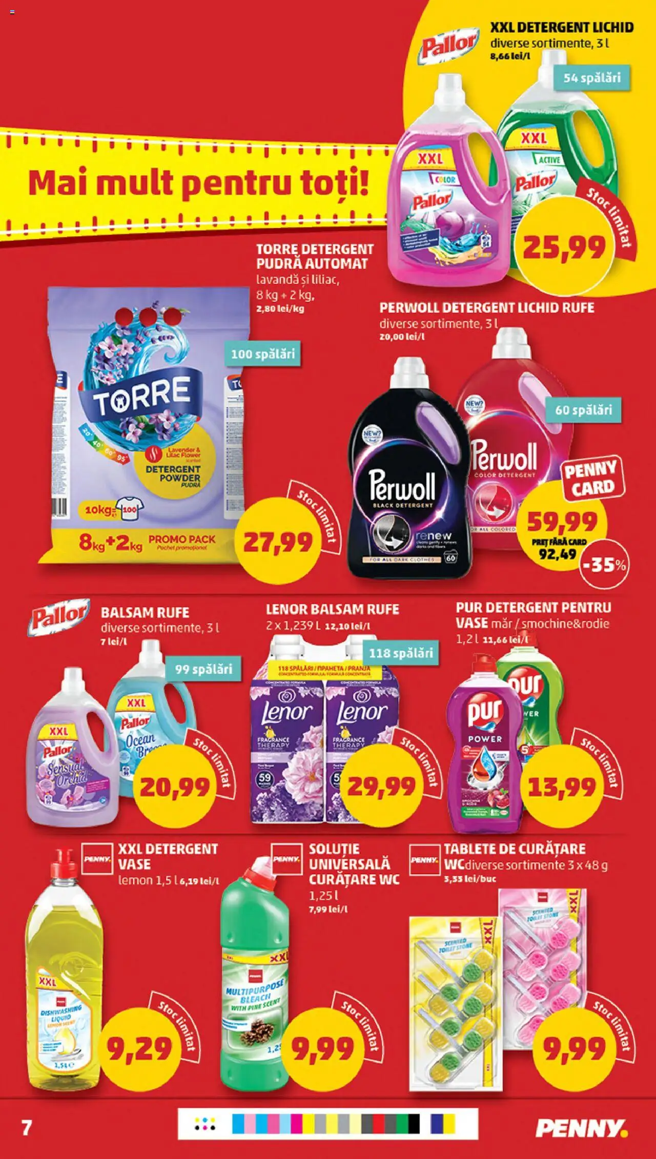 Noul catalog PENNY – valabil de la 15.10.2025 | Pagină: 7 | Produse: Pudră, Balsam, Detergent
