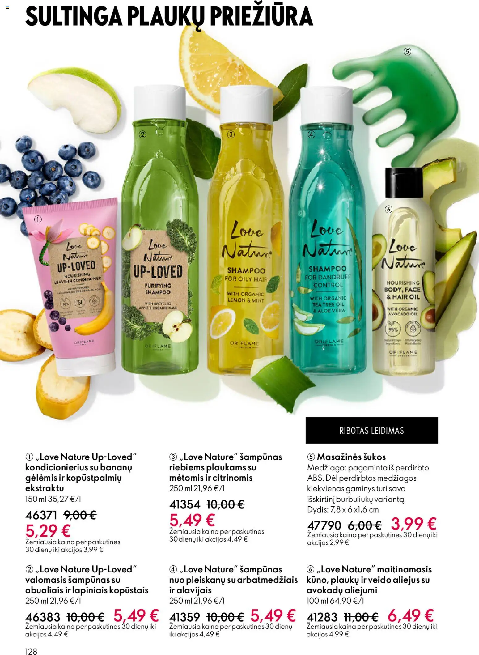Oriflame akcijos nuo 31.12.2025 | Puslapis: 128 | Prekių: Šampūnas, Kondicionierius, Aliejus