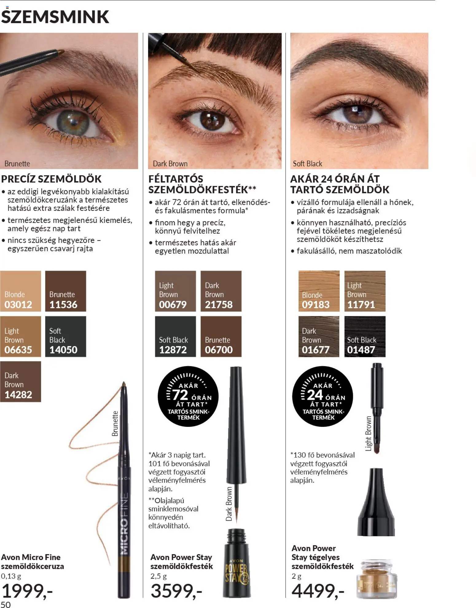 Avon akciós ujság - amely érvényes a következő dátumtól: 01.01.2026 | Oldal: 52 | Termékek: Smink