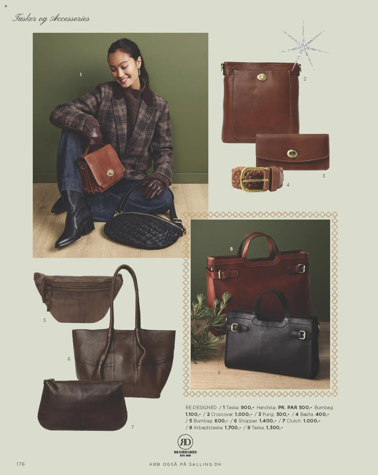 Salling tilbudsavis – gyldig fra 01.11.2025 | Side: 176 | Produkter: Handsker, Tasker