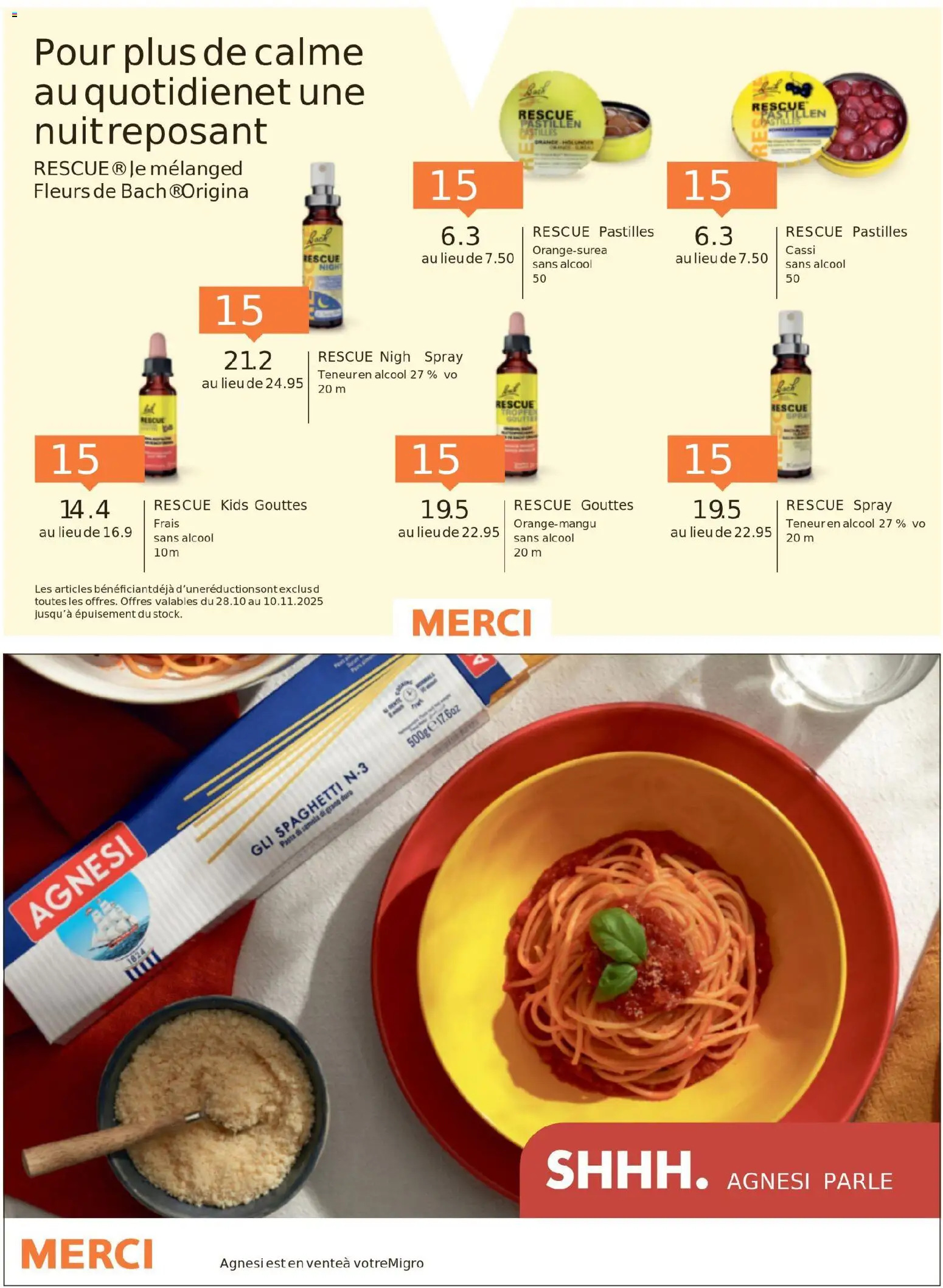 Migros Magazin FR – gültig ab 27.10.2025 | Seite: 54 | Produkte: Pasta