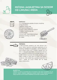 SuperVERO katalog Ukusni recepti za jagnjetinu - pregled SuperVERO kataloga - važi od 09.04.2026 | Strana: 9 | Proizvode: Beli luk, Sos, Sok, Limun