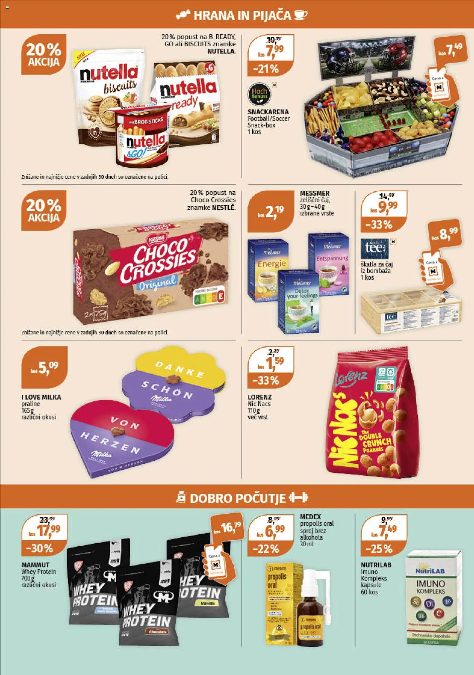 Novi Müller katalog ponudbe – veljaven od 02.02.2026 | Stran: 10 | Izdelki: Skatla, Kos, Caj