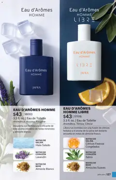 Vista previa JAFRA folleto válido desde el 01.08.2025 | Página: 127 | Productos: Eau de toilette, Ηλεκτρονικα ειδη