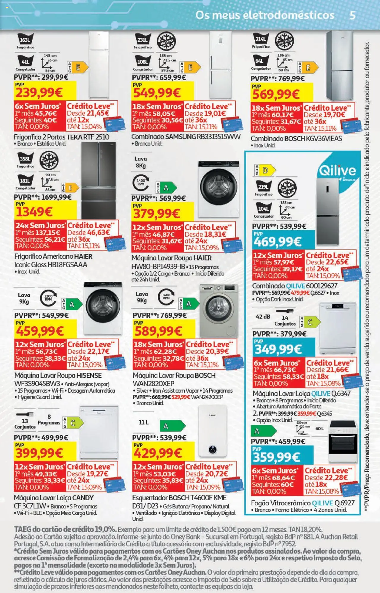 Auchan - Regresso às Aulas │ válido de 06.08.2025 | Página: 28 | Produtos: Porta, Frigorífico, Congelador, Portas